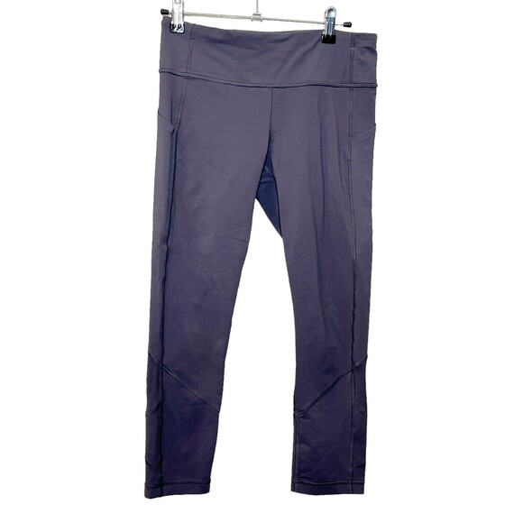 Lululemon Pace Rival Crop 22in Leggings Moonphase Luxtreme Pockets Womens Size 6 - Picture 2 of 12